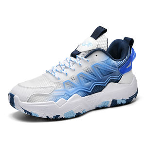 Logo de la marque personnaliser professionnel hommes <span class=keywords><strong>aigle</strong></span> conception Sports de plein air baskets nuit sombre maille rougeoyante femmes garçons chaussures de basket-ball - Product Image 4