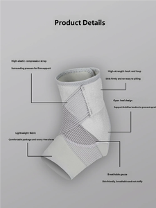 Support de cheville réglable, respirant et léger pour la prévention des entorses, la stabilisation latérale et la prévention des blessures d'éversion - Product Image 5