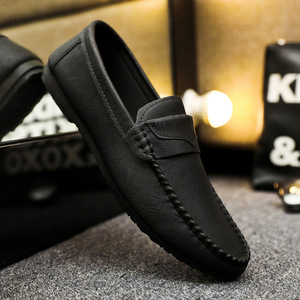 Mocassins <span class=keywords><strong>Homme</strong></span> en Cuir PU, Semelle Extérieure en Caoutchouc Respirante, Stock d'Usine Chine, Chaussures de Conduite <span class=keywords><strong>Pas</strong></span> Chères - Product Image 2