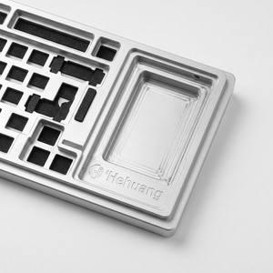 Teclado Mecánico Resistente con Carcasa de Aleación de Aluminio, Componentes Mecanizados por CNC, Acabado Anodizado, Peso Integrado de Latón/Cobre - Product Image 1