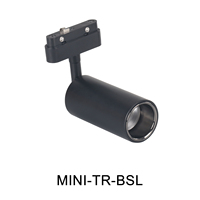Rail lumineux LED moderne en aluminium, mini, à montage en surface, avec rail magnétique pour plafond et connecteurs de rail conducteurs