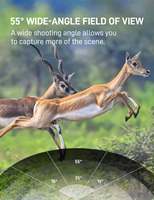 Caméra de surveillance de la faune 32MP 4K FHD KG866WF, étanche IP67, vision nocturne 100FT, déclencheur 0,25s, 36 LED IR 940nm