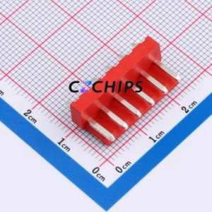 ZX-VH3.96-6PZZ-R Wire-to-Board Pin Header Through hole Component (THT),P=3.96mm Connector 1x6P 3.96mm Through Hole VH - Product Image 1