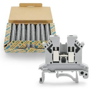 Kton Din Rail Klemmen <span class=keywords><strong>block</strong></span> Elektrischer Draht Kupfer leiter Klemmen blöcke Stecker UK Schraub klemmen <span class=keywords><strong>block</strong></span> - Product Image 3