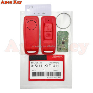 Llave Remota Original OEM Colorida para Motocicleta PCX160 2021-2023, 2 Botones, 433.92MHz, Chip 47, FCCID 35111-K1Z-U11 2023, Negra, ABS - Product Image 4