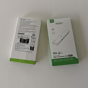 Tùy chỉnh sạc bao bì hộp điện tử ngân hàng điện nghệ thuật hộp giấy trường hợp điện thoại USB Cáp dữ liệu sạc di động Hộp gói - Product Image 5