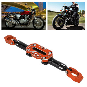 Support d'extension de <span class=keywords><strong>guidon</strong></span> de <span class=keywords><strong>moto</strong></span> modifié, barre transversale renforcée avec plaque sculptée, barre d'équilibrage - Product Image 4
