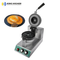 Machine à burgers UFO professionnelle avec logo personnalisé, presse à panini électrique pour gelato, gaufrier antiadhésif pour burgers glacés et sandwichs.