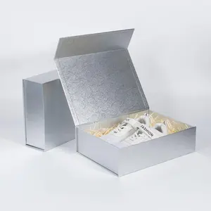 공장 직접 판매 재활용 재료 FS C 신발 상자 마그네틱 럭셔리 접이식 상자 자석