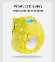 Couche Lavable à Poche en Tissu Personnalisable pour Nouveau-né, Lavable et Réutilisable en Polyester, Fournisseur de Couches Lavables Écologiques pour Bébé en Gros