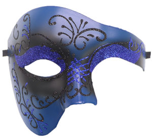 HLC Parejas Masquerade Ball Máscaras <span class=keywords><strong>Phantom</strong></span> Of <span class=keywords><strong>The</strong></span> Opera Half Face Glitter Hombres Máscara Halloween Vintage Carnival Máscaras Fabricante - Product Image 3