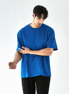 High Quality Casual <b>Plain</b> Men's Oversize T-shirts Comfortable Classic Cotton Mens <b>Tshirts</b> Lightweight <b>White</b> T Shirt For Men - Product Image 6