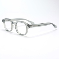 Monture de lunettes classique vintage rétro pour homme en acétate, monture ronde, Gafas Ochialli Lunettes Ottica