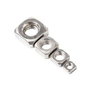 น็อตสี่เหลี่ยมสแตนเลส 304 316 ขนาดต่างๆ ตามมาตรฐาน DIN 557 SAE J104 ASME B18.2.2 รุ่น A2-70 A4-70 ความสูงเพิ่มขึ้น ขนาดตามสั่ง มีสินค้าในสต็อก - Product Image 3