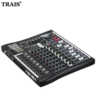 Console de mixage USB EX-8 à bas prix avec effets pour mariage Show Entertainment Performance Music Party Audio Mixer