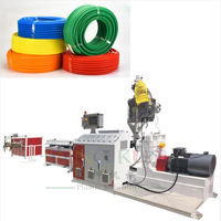 Línea de Extrusión de Tubería Corrugada de HDPE/PE/PP, Línea de Extrusión de Tubos de PVC para Lavadoras con Enrollador Automático de Fábrica China