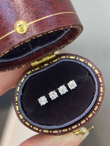 Xinfly Hot Sale PT950 Platinum Stud <b>Earrings</b> 100% Real Natural Diamonds Timeless Elegant Daily Formal Occasions <b>Top</b> Selling - Product Image 2