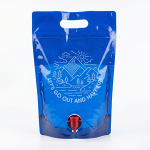 Premium Food Grade BPA Free Leakproof Stand Up Spout Pouch Doypack For Electrolyte Drink Beverage Alcohol Outdoor - Product Image 1