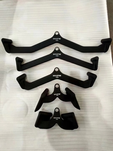 Back Strength <strong>Handle</strong> Grips Set 5 8 LAT Pull Down Bars Rowing T-bar <strong>V</strong>-bar Set Pulley Cable Machine Attachments - Product Image 5