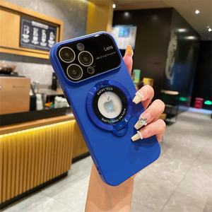 <span class=keywords><strong>2023</strong></span> último diseño de lujo Big View Hard PC Cover para <span class=keywords><strong>iPhone</strong></span> 15 funda de teléfono con soporte magnético para <span class=keywords><strong>iPhone</strong></span> 15 Pro MAX - Product Image 5