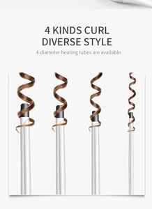 <span class=keywords><strong>Fer</strong></span> à <span class=keywords><strong>boucler</strong></span> automatique professionnel pour cheveux, <span class=keywords><strong>fer</strong></span> à friser rotatif en céramique ionique, 4 réglages de chaleur, cadeau idéal pour les adolescents - Product Image 4