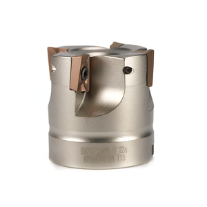 BAP400R0504T22 حامل أداة خراطة CNC من الفولاذ عالي السرعة، قاطع تفريز متدرج، حافة قطع 12 مم، 45HRC، OEM - Product Image 1