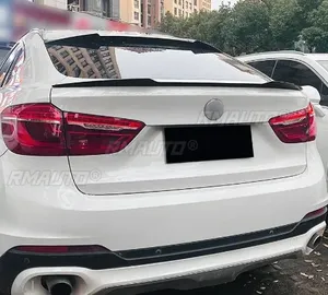 สปอยเลอร์หลังสำหรับ BMW X6 F16 ปี 2015-2019 ชุดแต่งสีดำเงา สปอยเลอร์ฝากระโปรงท้ายรถยนต์ BMW F16 อุปกรณ์ตกแต่งรถยนต์ ปีกหลังฝากระโปรงท้าย - Product Image 4