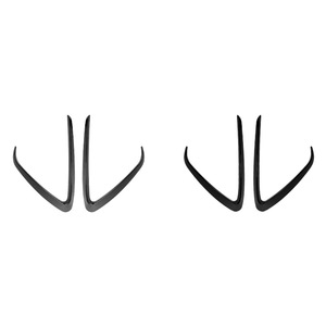 Ford Fiesta Mk8 Front Air Vent Decal <b>Piano</b> Black Carbon Fiber Texture Adhesive Interior <b>Sticker</b> 2018-2020 - Product Image 2