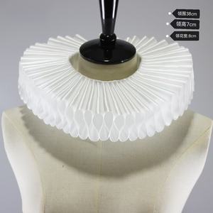 Collier de <span class=keywords><strong>clown</strong></span> à volants fait main pour accessoires de scène, de mariage et de séance photo ; Composant de déguisement d'Halloween - Product Image 4