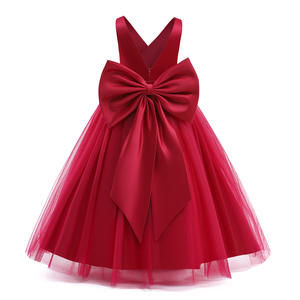 Abito da sera natale per bambine abito da cerimonia nuziale per bambini a schiena alta elegante per adolescenti vestito da ballo per bambini - Product Image 3