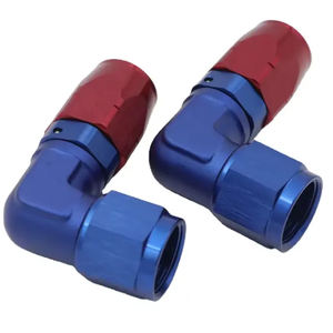 Durable Anodized Aluminum Hose <strong>Fittings</strong> Collection For Performance Vehicles Featuring Diverse Bends - Product Image 6