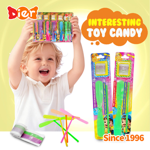 Caramelos al por mayor, etiqueta privada personalizada, divertido juguete de hoja voladora para niños con sabrosos rollos de frutas, ideal para niños, tiempo de juego creativo ODM/OEM - Product Image 3