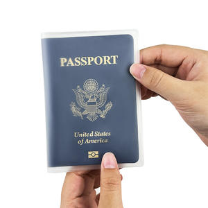 Protector de Pasaporte de PVC Listo para Enviar, Bolsillo Multifuncional para Viajes - Product Image 4