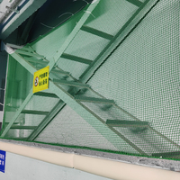 Filet de sécurité pour aire de jeux en HDPE moulé sur mesure, stabilisé aux UV, avec corde d'escalade pour une protection optimale, couleur et taille de maille personnalisables
