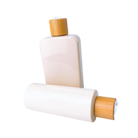 Couvercles à vis en bois de bambou en bois pour bouteille de parfum Emballage cosmétique en bois de bambou véritable Bouchon de disque en bambou naturel
