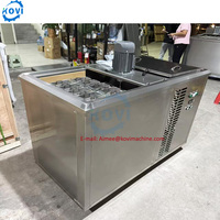 Bloc de glace professionnel de capacité quotidienne 1T faisant la machine Machine automatique de fabricant de briques de glace Machine à glace de bloc de Production élevée