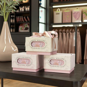 Op Maat Gemaakte Milieuvriendelijke Sterke Kartonnen Geschenkdoos <span class=keywords><strong>2</strong></span> Stuks Verwijderbare Dekselbasis Met Matte Laminering Embossing Uv-Coating Afdrukken - Product Image 1