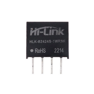 ไฮลิงค์ระบบป้องกันไฟฟ้าลัดวงจร 24V ถึง 24V 42mA DC-DC โมดูลจ่ายไฟแบบแยกส่วน HLK-B2424S-1WR3H - Product Image 1