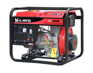 Open Type <strong>3kva</strong> <strong>Generator</strong> <strong>Fuel</strong> <strong>Consumption</strong> DG3000E with Wheels - Product Image 4