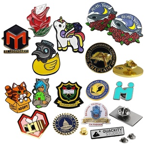 Pin de esmalte suave personalizado de fábrica, diseño de dibujos animados, letras, purpurina, insignia de metal galvanizado, fundición, troquelado, impresión personalizada - Product Image 2