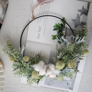 พวงดอกไม้ประดิษฐ์ CallaFloral ดอกแดนดิไลออนผ้าฝ้าย สำหรับตกแต่งผนัง งานแต่งงาน ตกแต่งบ้าน CF01122 - Product Image 1