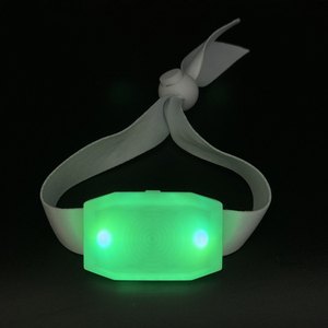SUNJET nouveau produit 433 DMX télécommandé RVB LED Bracelet Festival lampe de poche tissu Led Bracelet pour événement - Product Image 2