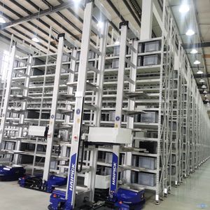 Jane Wo Vertical Lifting <b>Storage</b> Units Automated Intelligent Warehouse <b>Racking</b> Steel Aluminum Alloy Gray Powder Coated - Product Image 4