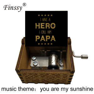 You Are My <strong>Sunshine</strong> Hand Crank Wooden Musical Boxes Father's Day <strong>Gift</strong> <strong>Gifts</strong> for Mother's Day Children's <strong>Gift</strong> - Product Image 3
