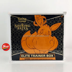 SHP Custom <span class=keywords><strong>Pokemon</strong></span> ETB Shining Fates Elite Trainer Box 25th Celebrations Estuche protector <span class=keywords><strong>de</strong></span> acrílico - Product Image 1