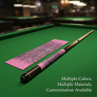 Poignée de queue de billard en cuir véritable antidérapante de qualité supérieure, durable, pour la poignée de la queue de billard
