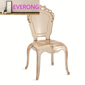 Silla de Boda de Resina Acrílica Transparente Estilo Epoca, para Uso en Interiores y Exteriores, Sala de Estar, Oficina, Comedor, de China - Product Image 2