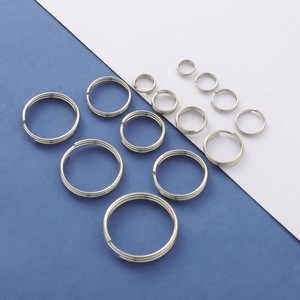 Offre Spéciale : 200 pièces/sac – Anneaux Porte-clés Simples en Acier Inoxydable à Prix Imbattable (<0,01 $) – Accessoires Ornamentaux pour Bijoux DIY - Product Image 5