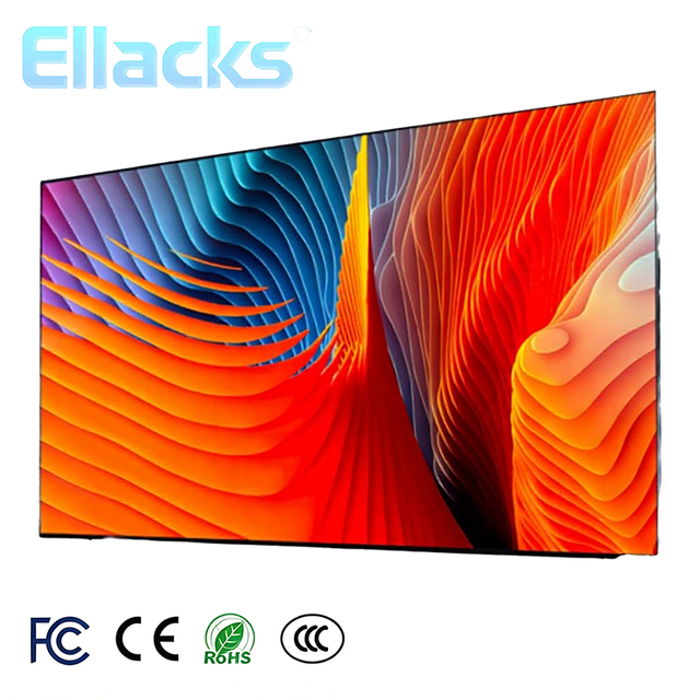 Factory Price Ellacks 55 Inch Frameless 4K UHD Smart LED LCD TV with WIFI Android Google CE CB FCC ROHS Certified for Hotel Use