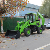 Reliable 4WD Backhoe Loader Mini Tractor Loader Backhoe 4x4 Backhoe Loader for Farm Use